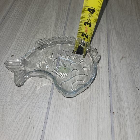 Vintage Fish Shaped Glass Dish Catch All Studio Nova Japan Small Bowl Art Glass - Picture 7 of 11